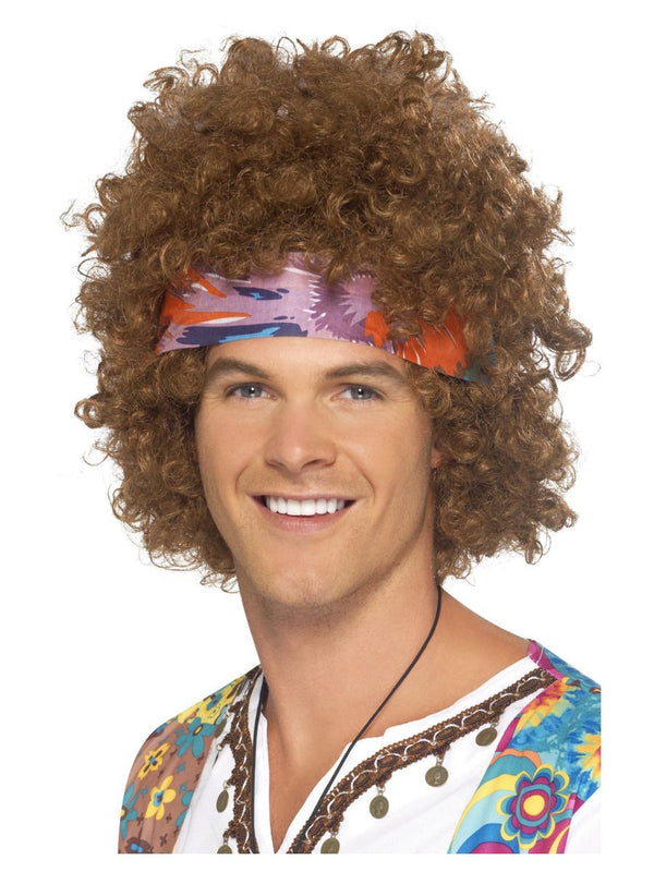 Hippie Afro Kit, Brown